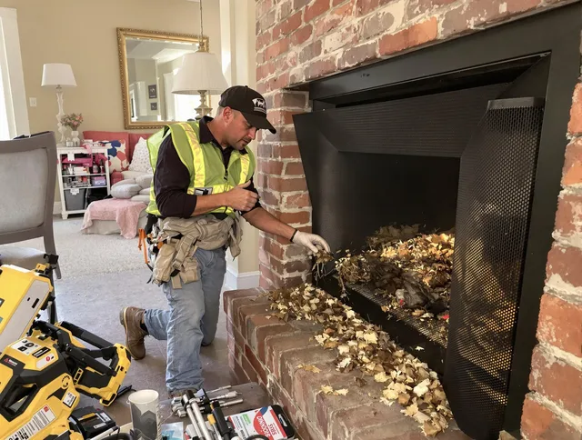 Safe screening installation by Stafford Chimney Sweep in Stafford, CT