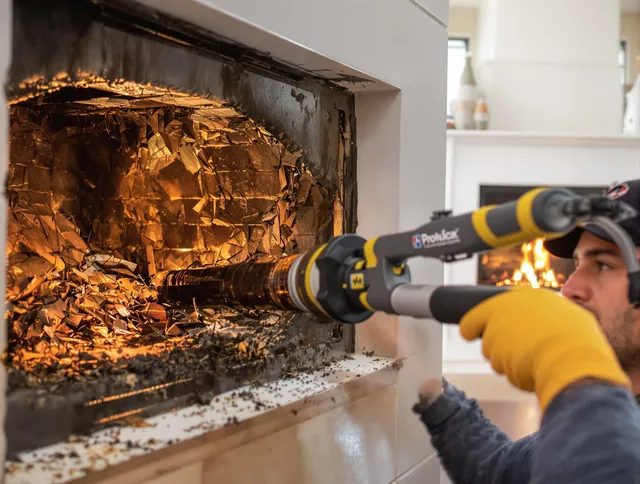 Professional chimney cleaning by Stafford Chimney Sweep in Stafford, CT