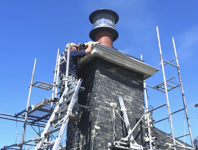 Sturdy chimney crown finished by Stafford Chimney Sweep in Stafford, CT
