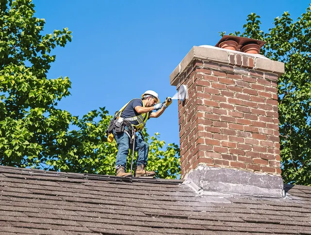 Stafford Chimney Sweep performing an inspection with advanced tools in Stafford, CT