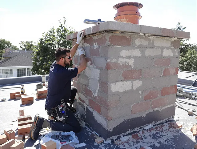 Advanced chimney repair process by Stafford Chimney Sweep in Stafford, CT