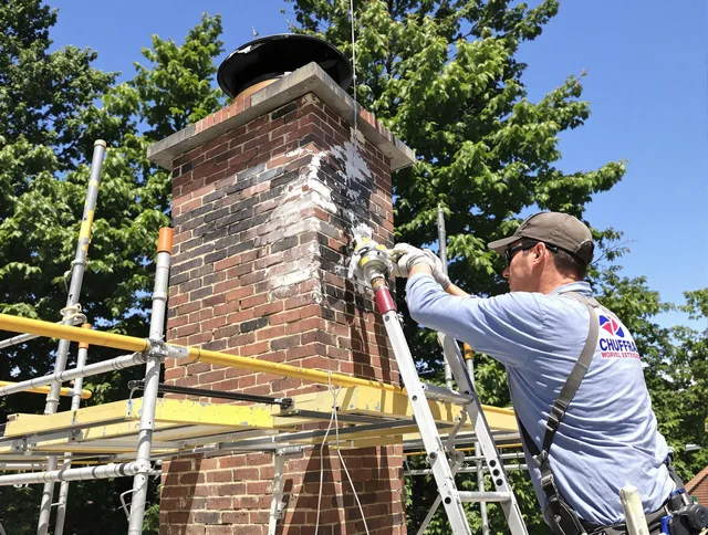 Structural chimney repair by Stafford Chimney Sweep in Stafford, CT