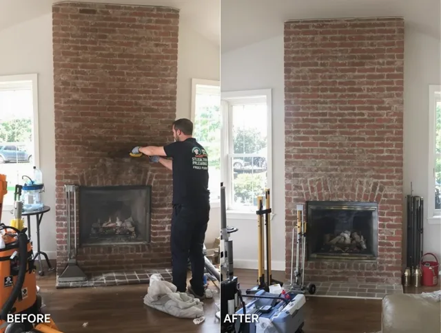 Finished chimney sweeping service by Stafford Chimney Sweep in Stafford, CT