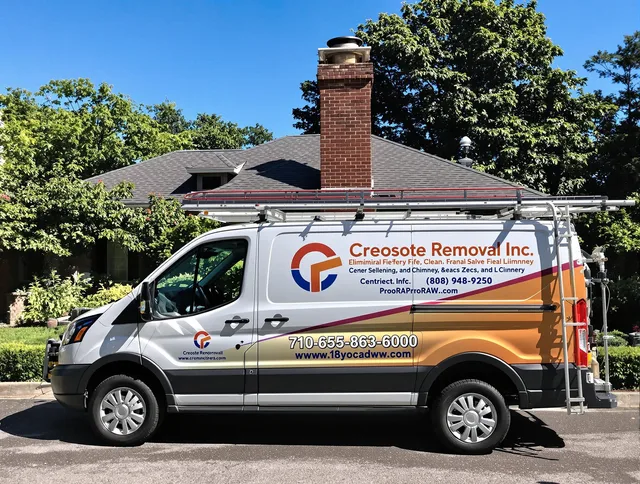 Stafford Chimney Sweep technician removing creosote safely in Stafford, CT